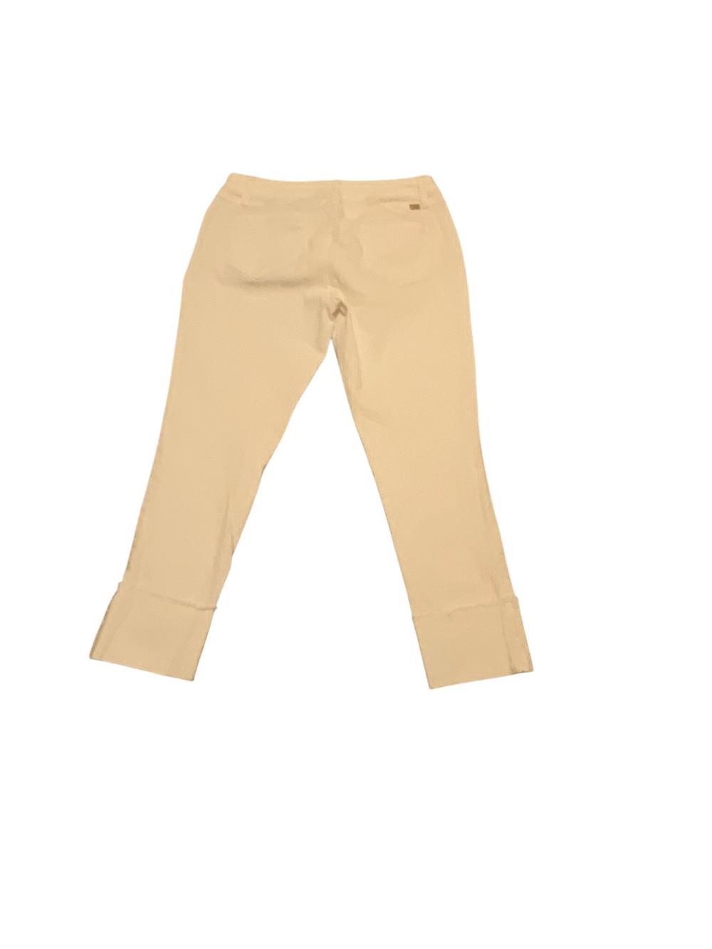 1822 White Cuffed Crop Jeans - Picture 3 of 7
